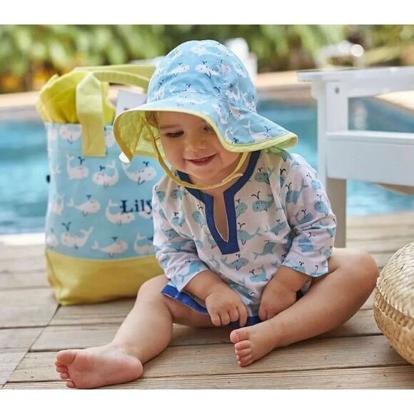 Pottery Barn Kids Whale Tunic 18~24months NWT - Picture 2 of 8